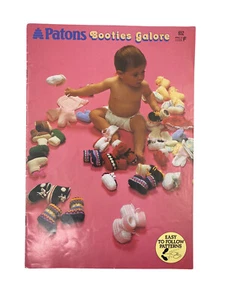 Patons Knitting Book 652 Booties Galore Babies Vintage Knit Patterns - Picture 1 of 7