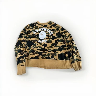 SUÉTER JERSEY 100% AUTÉNTICO BAPE PARA HOMBRE Talla XL A Bathing Ape CAMO Foto 1 de 4