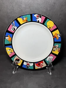 Vintage Looney Tunes Plate 1993 By Sakura Warner Bros - Bugs Bunny Tweety Daffy - Picture 1 of 5