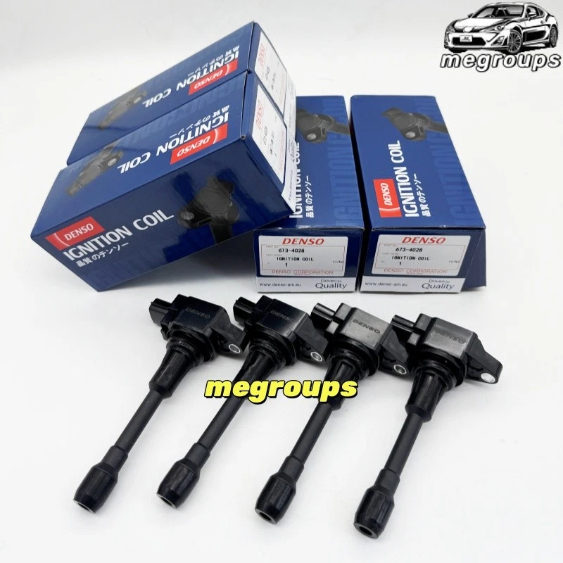 4Pcs Denso Direct Ignition Coils-Coils for 2007-2020 Nissan INFINITI 673-4028 Foto 1 de 4