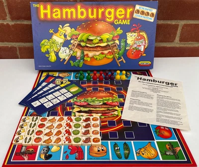The Hamburger Game Spear's Games 1989 1st Gen board game 100% complete EXCELLENT - Image 1 of 4
