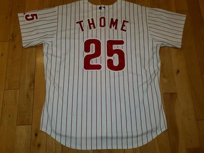 2003 Majestic Jim Thome Philadelphia Phillies Masculino Autêntico MLB Team JERSEY 56 - Imagem 1 de 4
