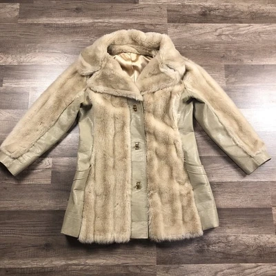 Chaqueta de Colección Años 60 Penny Lane D’Esprit Dubrowsky Joseph Tissavel Cuero Sintético Foto 1 de 4