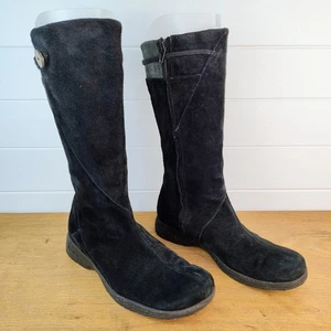 Teva Montecito Suede Boots Women's US 8 M Black Waterproof Mid Calf EU 39 Gorp - Picture 1 of 21