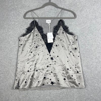 Cami NYC Silk Camisole Tank Top Womens Size L Celestial Date Night Luxe Fairy - Image 1 of 4