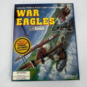 War Eagles IBM PC Juego Cosmi Primera Guerra Mundial Simulador de Combate Aéreo De Colección - Imagen 1 de 7