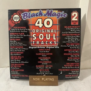 Various – Black Magic (40 Original Soul Tracks) - Vinyl 2xLP UK Import - EX/VG+ - Imagen 1 de 2