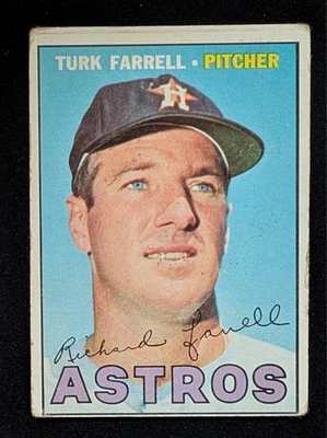 Turk Farrell 1967 Topps Baseball Card Houston Astros #190 - Image 1 of 2