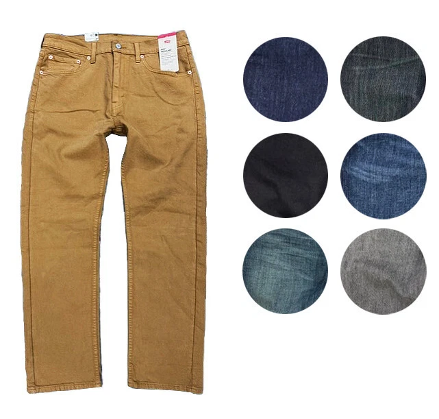 Levi's Men's Cotton 505 Regular Fit Straight Leg Zipper Fly Denim Jean Pants - Image 1 of 1