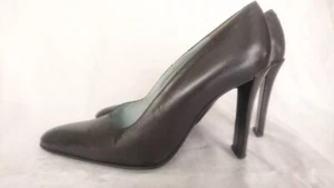Escarpins Année 1980 Cuir "Noir" - FREE-LANCE Paris T. 36,5 - Bild 1 von 5