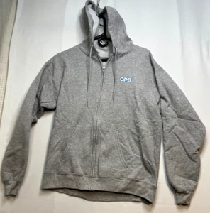 OPB Sasquatch Big Foot Sudadera con Capucha Suéter Adulto Medio Piensa Profundamente Drink Cremallera Gris - Imagen 1 de 10