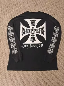 Vintage West Coast Choppers Langarmshirt schwarz 90er Gr. XL Paul Walker - Bild 1 von 7