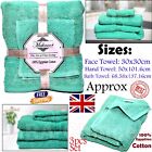Soft 100% Egyptian Cotton Face Towel Guest, Hand, Bath Towels, Bath Sheet Set Uk