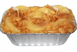 Best Seller DUTCH APPLE CRUNCH Scented Handmade Bakery Apple Slice Loaf Candle - Picture 1 of 3