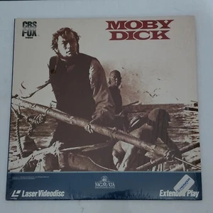 MOBY DICK EXTENDED PLAY LASERDISC VIDEODISC GREGORY PECK 1984 CBS FOX VIDEO - Picture 1 of 3