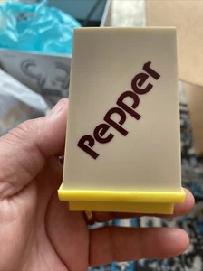 Vintage Plastic Pepper Shaker- RETRO PEPPER SHAKER - Picture 1 of 6