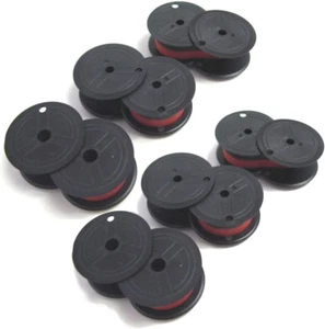 6 Calculator Ribbons Replacement for Canon MP11DX Canon MP-11DX Black Red - Addi - Picture 1 of 12