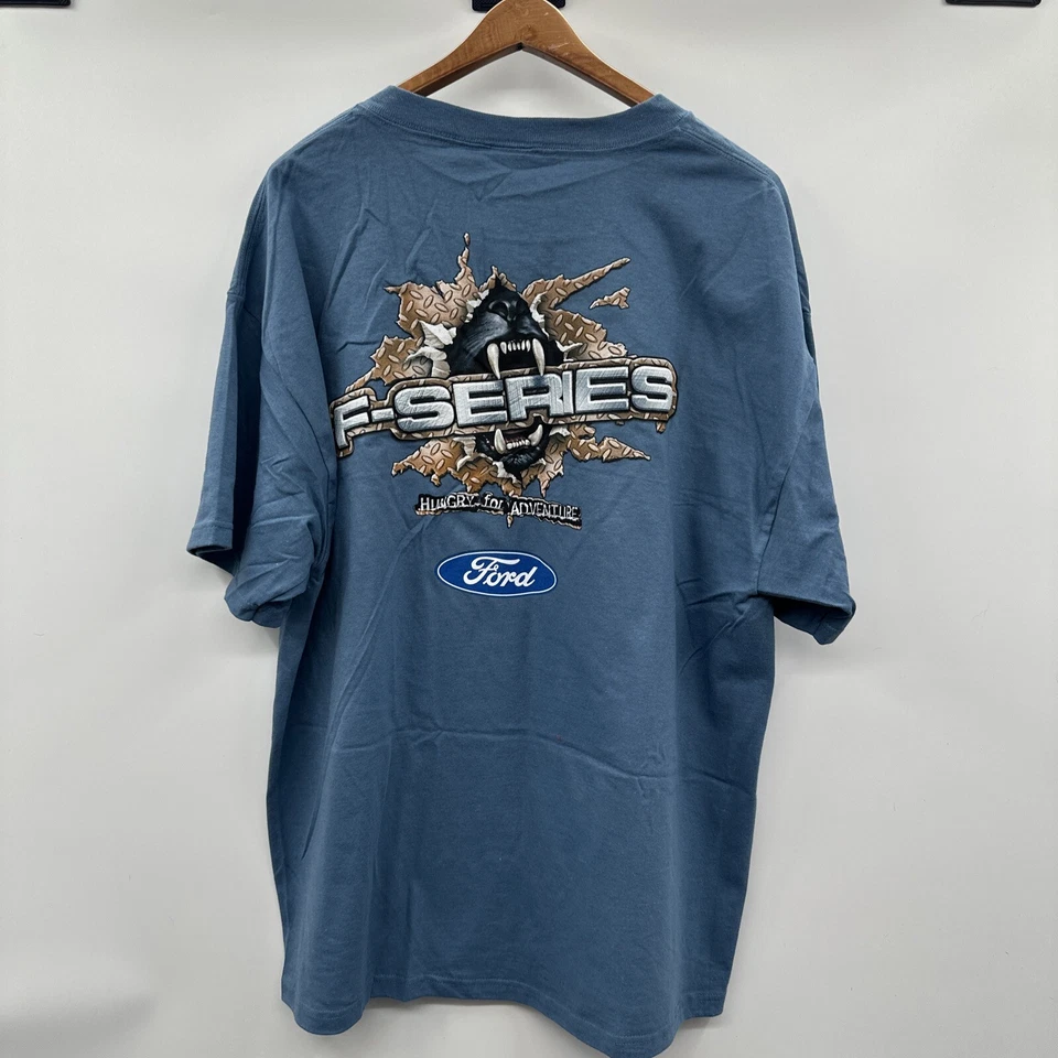 Ford Collection Blue Size XL F-Series Short Sleeve T-Shirt Hungry For Adventure - Image 1 of 4