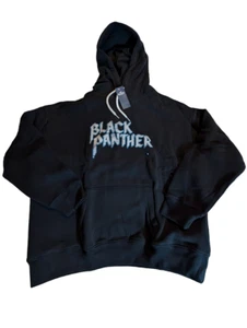 Hollister Cali x Marvel Black Panther Men's XL Black Oversized Fit Hoodie New - Picture 1 of 23