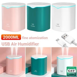 2L Ultrasonic Air Humidifier Cool Mist Steam Purifier Aroma Beauty LED Lights AU - Picture 1 of 15