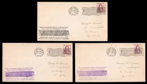 1932 US 724 William Penn PHILLY First Day Covers w/ WAMPUM BELT Chamber Cachet - Picture 1 of 2