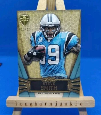 2012 Topps Supreme Green /15 Steve Smith Carolina Panthers rare - Image 1 of 2