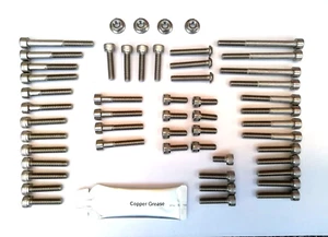 Kit de pernos de motor de acero inoxidable Yamaha XVS650 Dragstar 1997/2000 - nuevo kit actualizado - Imagen 1 de 1