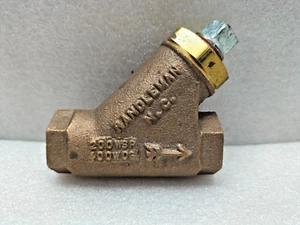 UNITED BRASS-RANDLEMAN N.C BRASS CHECK Y VALVE 200 WSP 400 WOG - Picture 1 of 7