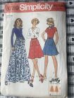 1974 Simplicity Pattern Misses Jiffy Back-wrap Skirt, 3 Lengths & Scarf New