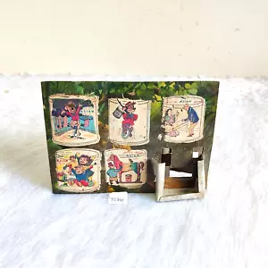 1950s Vintage Animal Painting Asian Paints Advertising Tin Calendar Sign TS441 - Picture 1 of 5