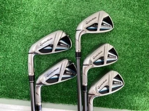TaylorMade SIM MAX Iron Set 5 Clubs 6-Pw TENSEI BLUE TM60 Regular Flex LH - Picture 1 of 5