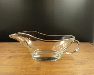 Anchor Hocking Clear Glass Gravy Boat/Bowl With Handle #1028 - Picture 1 of 7