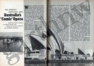 SYDNEY OPERA HOUSE 1968 CONSTRUCTION FEATURE AUSTRALIA’S COSTLIEST JOKE - Picture 1 of 1