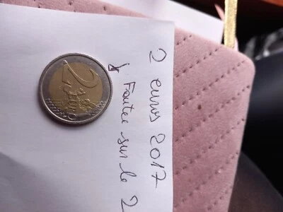 pièce de 2 euros fauté Autriche 2017 - Photo 1/2