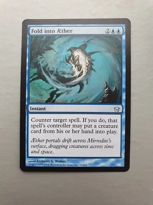 Fold into Aether , MTG Fifth Dawn (2004). Uncommon Blue Instant NM - Image 1 of 2