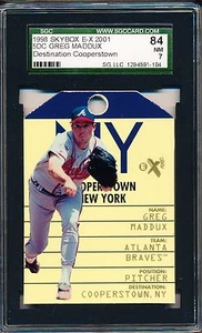 1998 SkyBox Destination Cooperstown Greg Maddux SGC 84 = PSA 7 Rarität Insert! - Bild 1 von 2