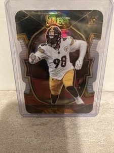 2022 Panini Select DeMarvin Leal RC Black & Red Die-Cut Concourse Prizm