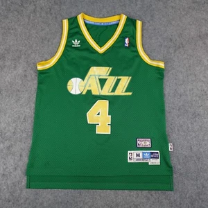 Utah Jazz Jersey Mens Medium Adidas Swingman Adrian Dantley NBA Hardwood Classic - Picture 1 of 17