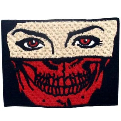 Embroidered Iron Sew On Clothing Patches transfers Badge applique Woman To Skull - Image 1 of 4