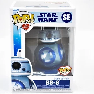 Funko Pop! Figura Bobble con Propósito Star Wars BB-8 Metálica Make a Wish SE - Imagen 1 de 7