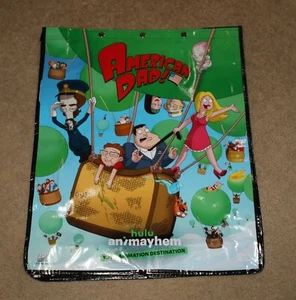SDCC 2024 EXCLUSIVE HULU AMERICAN DAD SWAG BAG BACK PACK - Picture 1 of 2