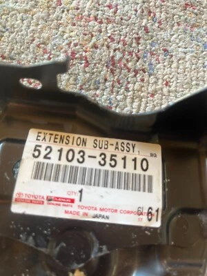 Toyota 4Runner Bumper Cover Support Rail Bracket Left Side (52103-35110) - Image 1 of 4