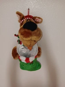 Gemmy Singing Scooby Doo Cartoon Network Green Stocking Vtg 18.5" Oh Christmas - Picture 1 of 9