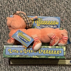 Lil' Legggggie Sammlerstück Plüsch Raupe Original 1999 Lachs Rosa Vintage Selten - Bild 1 von 6