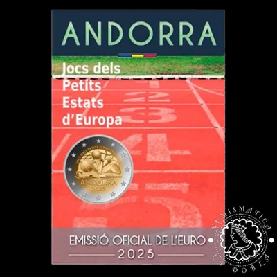 2025 - Cartera 2 Euro - Coincard BU - ANDORRA (Juegos Peq Estados) - Imagen 1 de 3