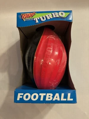 Nerf Turbo Football Vintage 1991 Parker Brothers Red & Black Rare Sealed New - Image 1 of 4
