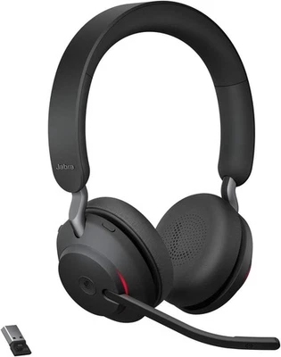 Jabra Evolve2 65 Wireless Stereo Headset – Microsoft Teams zertifiziert –Schwarz - Bild 1 von 4