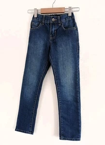 Childrens Place Boys Blue Adjustable Waist Cotton Blend Skinny Jeans Size 6 - Picture 1 of 8