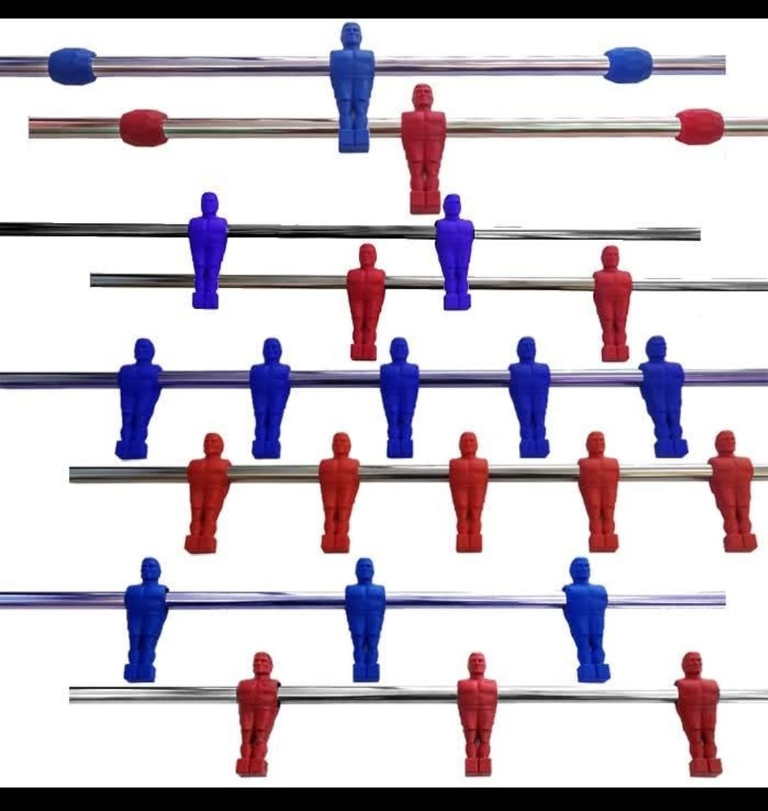 Cuscinetti Per Biliardino - 10 Coppie Di Boccole In Plastica Per Aste Da 15.8mm, Facili Da Installare - Foto 5