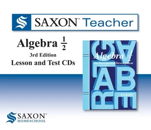 Saxon Homeschool: Algebra 1/2 Teacher Kit, 2010 (Saxon Algebra 1/2 Homeschoo... - Foto 1 di 1